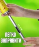 Кухонная зажигалка для газовых плит свечей духовки газовая с пьезоэлементом универсальная бытовая для кухни металлическая черная - изображение 3