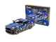 Деревянный 3D конструктор Muscle car GT, Puzzleоk (Puz-00642), 162 деталей (синяя) - изображение 1