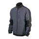 Куртка SOFTSHELL темно-серо/черная, трехслойная, стрейч 300 GSM 100D, водо-/ветрозащита, 96% полиэстер / 4% эластан, 3 кармана, XXXL INTERTOOL SP-3136 - изображение 1