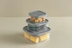 Набор контейнеров Idea Home 00655 Quick Box Gray 4 шт (00655 Gray) - зображення 4