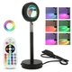 Лампа LED для селфи еффект солнца лампа заката RGB + пульт F-20 SUNSET LAMP - изображение 1