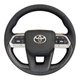 Руль для Toyota Land Cruiser 100, Prado 120. Дерево. В стиле LC300. Подушка из кожи. В сборе. - изображение 1