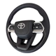 Руль для Toyota Land Cruiser 100, Prado 120. Дерево. В стиле LC300. Подушка из кожи. В сборе. - изображение 4