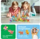 Конструктор магнитный Picasso Tiles Dinosaur Set с 8 фигурками динозавров 38 деталей (817338028848) - изображение 6