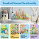 Конструктор магнитный Picasso Tiles Dinosaur Set с 8 фигурками динозавров 38 деталей (817338028848) - изображение 9