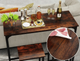 Барный стол и 2 барных стула Costway Hoobro в стиле Loft - изображение 7