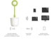 Нічник музична колонка Bluetooth з функцією Павербанк UFT Emoi H0022 Flower Speaker - зображення 7