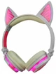 Светящиеся Bluetooth наушники UFT BL107 Pink с ушками в японском стиле - изображение 2