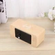 Деревянные часы с беспроводной зарядкой светодиодные UFT Wood Wireless clock - изображение 3