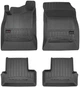 Автомобільні килимки поліки в салон Frogum 3D для Daewoo Lacetti 4d SD 09-15 Деу Лачетті чорні SO0661-2 - зображення 1