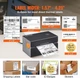 Термопринтер этикеток VEVOR Y428BT Чёрный - изображение 5