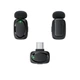 Комплект беспроводных петличных микрофонов ACEFAST R2 wireless lavalier microphones Type-C 300mAh Black (6974316284901) - изображение 4