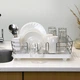 Сушарка для посуду з органайзером MBM HOME DR-02 WHITE біла - зображення 2