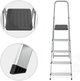 Алюмінієва одностороння драбина ModernHome by Multistore 5 сходинок складна з платформою WK4026-5 (5905817009268) - зображення 6