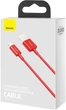 Кабель Baseus Superior Series Fast Charging Lightning 2.4A 1m, Red (CALYS-A09) - изображение 3