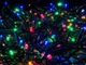 Гирлянда нить светодиодная 300 LED теплый свет с эффектом флеш на черном проводе для праздничного декора дома 30 метров - изображение 3