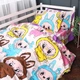Простынь MirSon King Size 220x240 см 17-0865 Labubu Бязь (2200012064498) - изображение 4