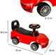 Jeździk pchacz Ricokids Samochód z dźwiękiem i światłami Czerwony (5903039752535) - obraz 4