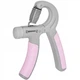 Эспандер кистевой пружинный с регулируемой нагрузкой Springos 20-50 кг FA0200 Grey/Pink - изображение 5