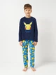 Детская теплая махровая пижама для мальчика Disney Pokemon HY20070 104 см Темно-синяя (3609088215480) - изображение 1