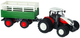 Трактор радіокерований KIK Farm Machine з причепом Зелений (5903039764439) - зображення 1