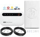 Полный интернет комплект: роутер OLAX MF985 + Панельная 4G MIMO антенна 2 по 19.5 dBi до 70 км от базовой станции Киевстар, Lifecell, Vodafone | Усилители интернет связи с кабелями и переходниками - изображение 1