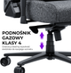 Fotel gamingowy Anda Seat Novis Plus XL Black Fabric (AD23YC-XL-01-B-F-B04) - obraz 13
