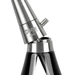 Кальян Oduman Orion Silver Black Glass серебристый, 30см, нержавеющая сталь с титановым покрытием - изображение 6