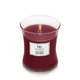 Ароматическая свеча с ароматом сочной черешни Woodwick Medium Black Cherry 275 г - изображение 2
