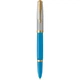 Ручка перьевая Parker PARKER 51 Premium Turquoise GT FP F 56 411 - изображение 1