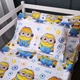 Простынь MirSon Евро 200x220 см 17-0867 Happy Minions Бязь (2200012065921) - изображение 1