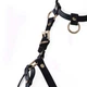 Портупея на грудь LOCKINK SEVANDA Queen Chest Harness with Removable Bra, чорна, зі знімними пестис - изображение 6