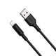 Кабель Hoco X25 Soarer charging data cable for Lightning Чорний - изображение 1