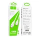 Кабель Hoco X93 Force 100W fast charging data cable Type-C to Type-C 1M Білий - изображение 2