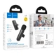 Мікрофон-петличка Hoco L20 Fair wireless microphone iP Чорний - изображение 2