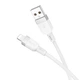 Кабель Hoco X109 Energy silicone charging data cable iP(L-1M) Білий - зображення 1