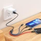 Кабель Hoco X76 4-in-1 Super charging cable ( iP + iP + Type-C + Micro ) Чорний - изображение 2