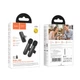 Мікрофон-петличка Hoco L20A Fair dual-mic wireless microphone(iP/Type-C) Чорний - изображение 2