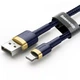 Кабель Baseus cafule Cable USB Lightning 1.5A 2m Темно-Синій + Gold - изображение 2