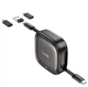 Кабель Hoco U140 Retractable charging data cable set Чорний - изображение 1