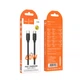 Кабель Hoco X115 Surpass 60W charging data cable Type-C to Type-C Чорний - изображение 2