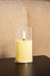 Светодиодная свеча в стакане Flame 10 см.(без батареек) - изображение 1