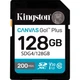 Карта памяти SDXC Kingston Canvas Go Plus Gen4 128GB C10 U3 V30 R 200Mb/s W 100Mb/s Black (SDG4/128GB) - изображение 1