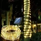 Светодиодная гирлянда "Трубка" 20м 200 LED IP65 на солнечной батарее с тепло-белым свечением из ПВХ - изображение 1