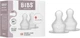 Сменные антиколиковые соски для детских бутылочек BIBS Silicone (поток средний), 2 шт. - изображение 1
