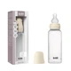 Дитяча пляшечка BIBS Baby Bottle Silicone 270 ml Medium Flow (середній потік) Ivory - зображення 1