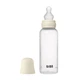 Дитяча пляшечка BIBS Baby Bottle Silicone 270 ml Medium Flow (середній потік) Ivory - зображення 2