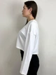 Лонгслів оверсайз укорочень жіночий BEAYDO SM молочний - зображення 4