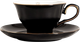 Filiżanka ze spodkiem Homla Barik czarna 0,15 l (5906496750472) - obraz 2