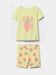 Детский комплект GAP футболка и шорты 1159847584 (Желтый 18-24M) на рост 79-84 см - изображение 1
